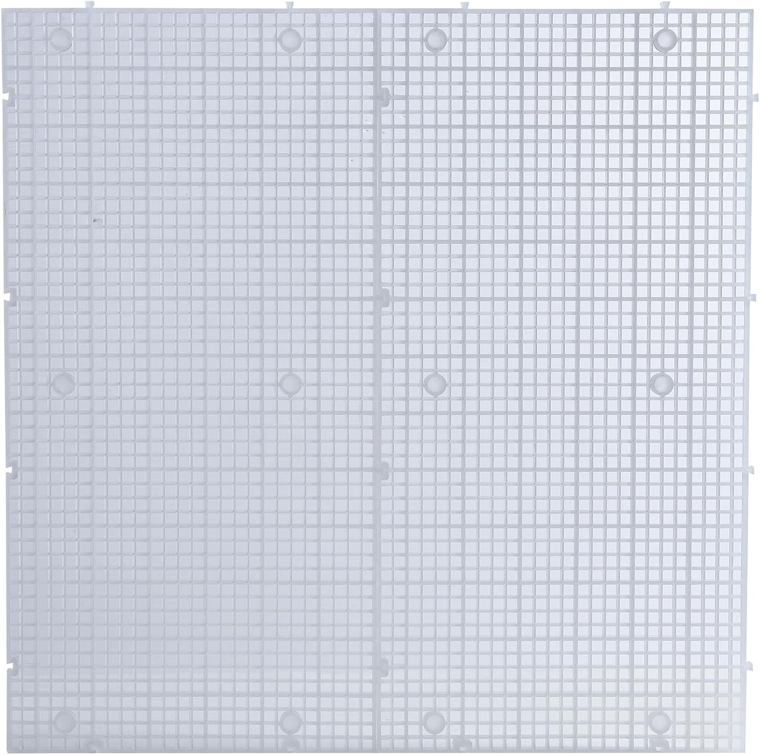 ALEGI Aquarium Grid Isolate Board Divider Fish Tank Bottom Black Filter Tray Plastic Crate (4pcs)