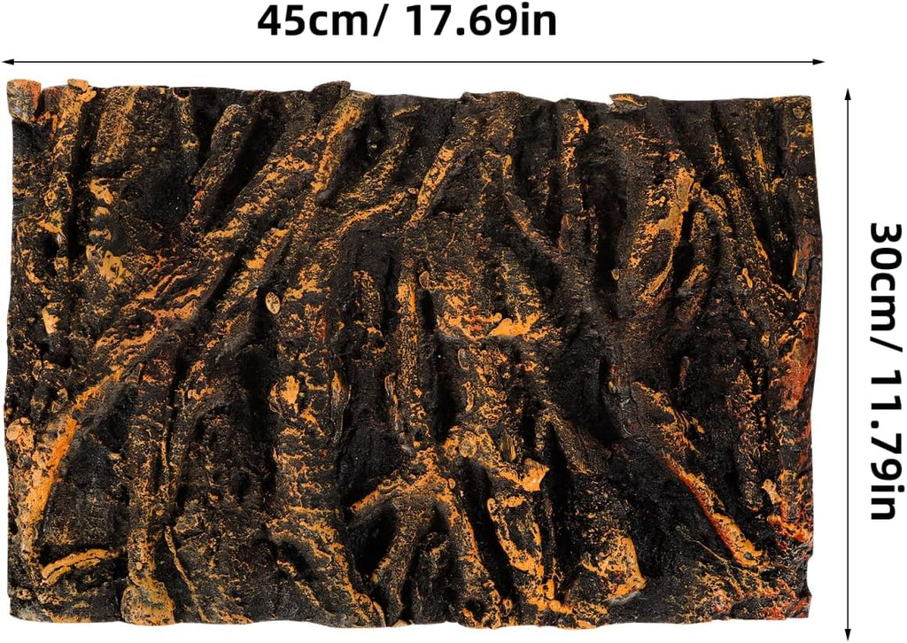 Terrarium Background for Reptile Tanks Tree Root Decorative Board Easy to Use Landscape Board for Aquariums No Smell Pu Material Nature-