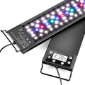 AQQA Aquarium Light,Multi-Function Fish Tank Led Light 24/7 DIY Auto On Off + Night Mode + Day Mode + Full Spectrum + 7 Colors,Adjustable Brightness Waterproof with Timer for Freshwater 44W