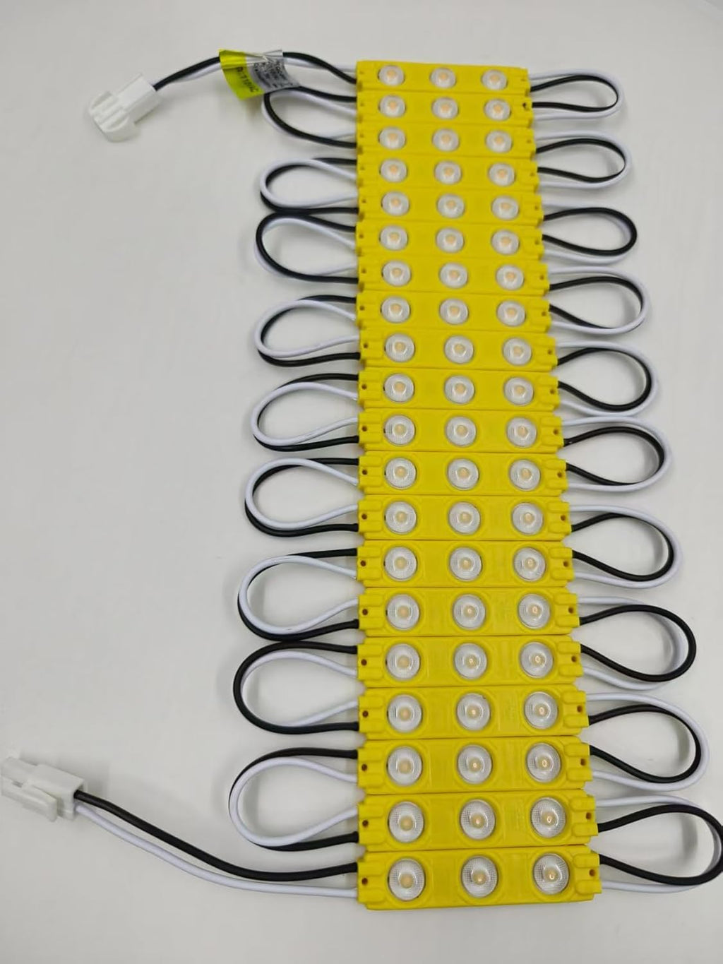 110V AC Yellow LED Module 1.5W for Letter Lightbox Advertising Signs Letters with Tape Adhesive Backside (Yellow,200pcs Pack)