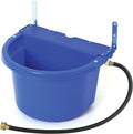 Little Giant® Automatic Animal Waterer | Float Controlled Automatic Waterer for Livestock | Heavy Duty and Durable | Made in USA | 4 Gallon | Blue