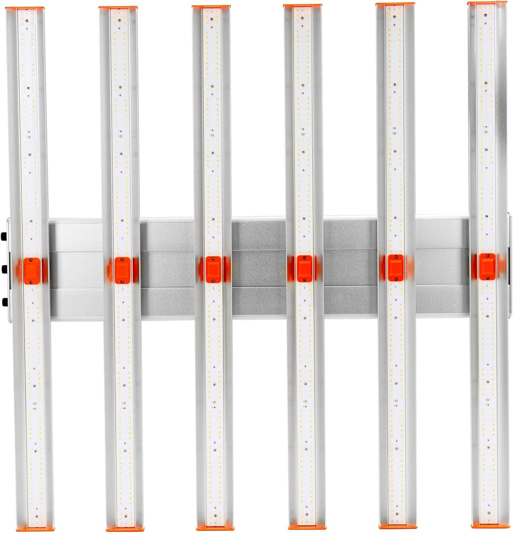 510W LED Grow Light Full Spectrum Professional Linkable Bar Style Plant Light Dimmable for Indoor Growing Commercial Hydroponic Growing 395 + 660 + 730 nm UV Red Infrared Enriched