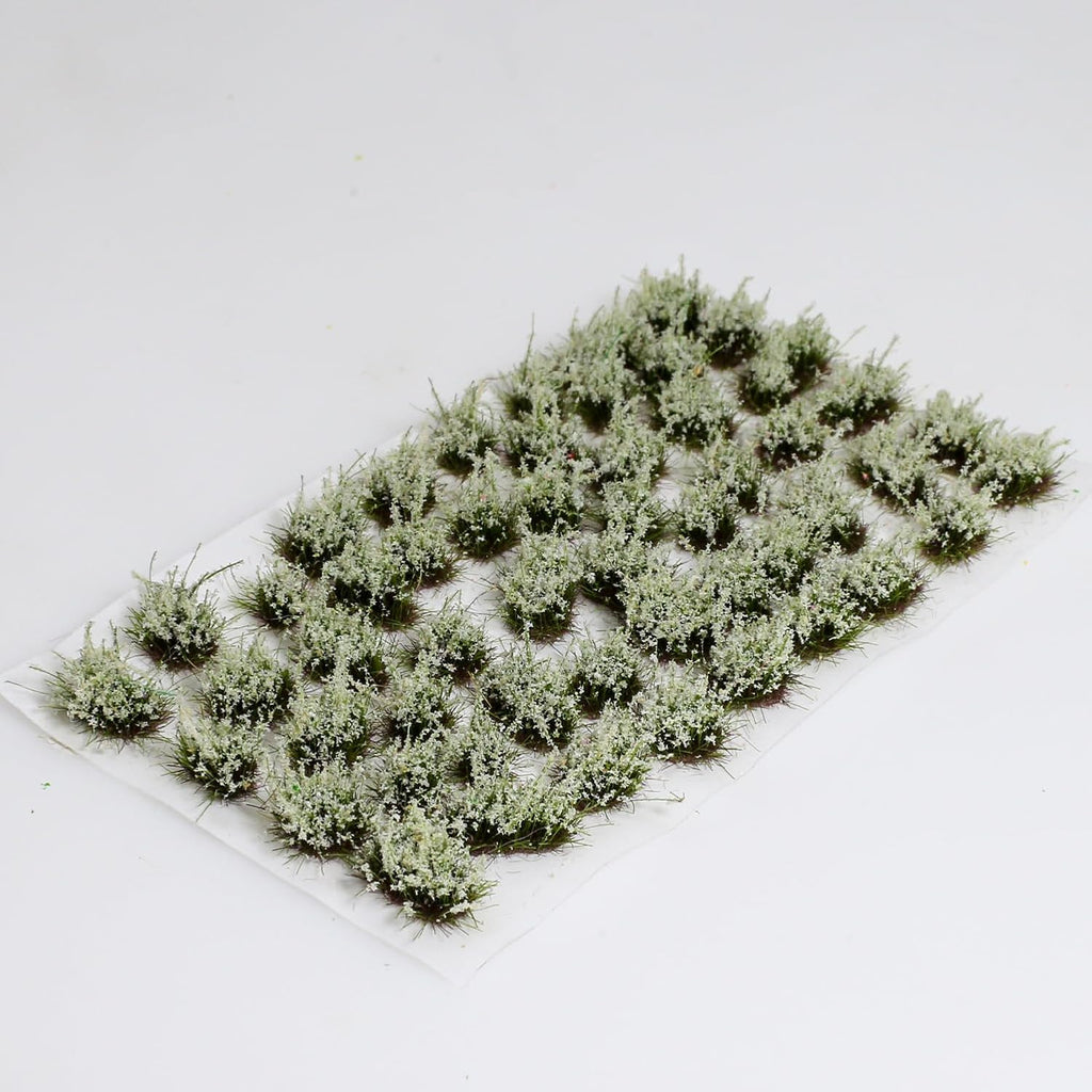 53-pcs 5mm Tall Diorama-Flowers-Grass Irregular Flower Clusters-Rice Husk Gray Static-Grass for Model-Train-Scener Wargaming-Terrain ，Dioramas & DIY Crafts