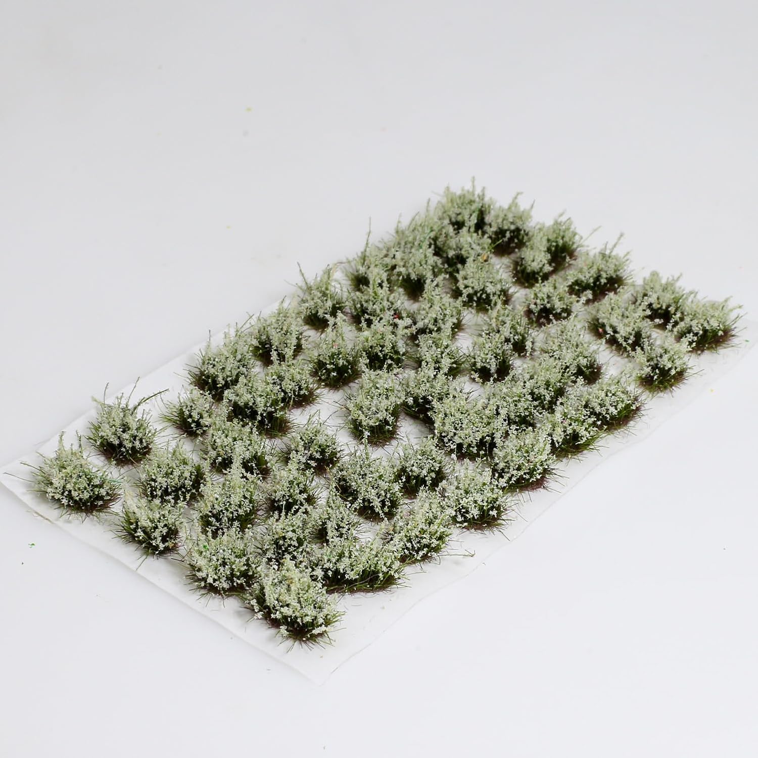 53-pcs 5mm Tall Diorama-Flowers-Grass Irregular Flower Clusters-Rice Husk Gray Static-Grass for Model-Train-Scener Wargaming-Terrain ，Dioramas & DIY Crafts