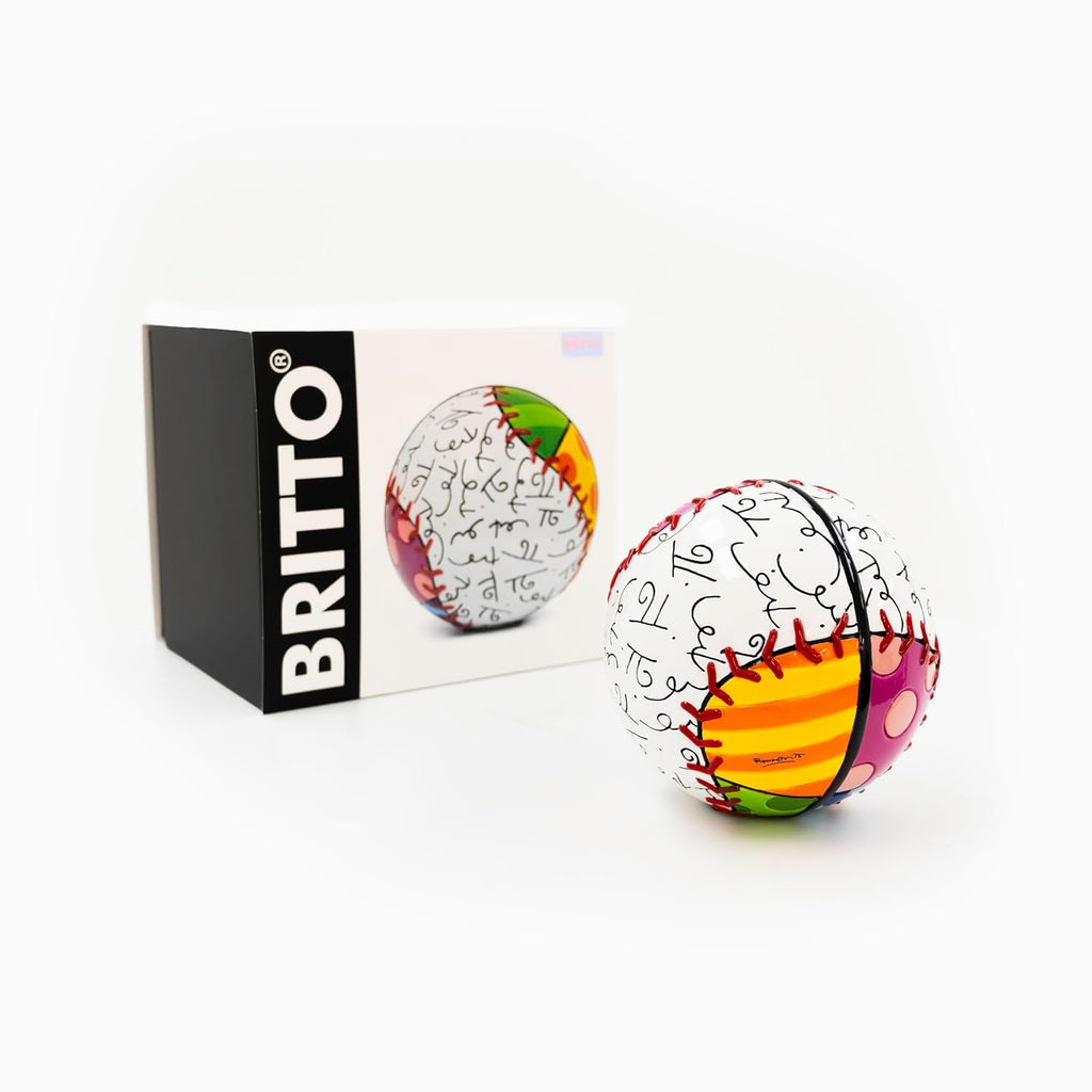Britto Collectible Figurine - Iconic Art Figurine, Decorative Displays for Modern Home Decor | Designed by Artist Romero B𝗋і𝗍𝗍о - Baseball Design