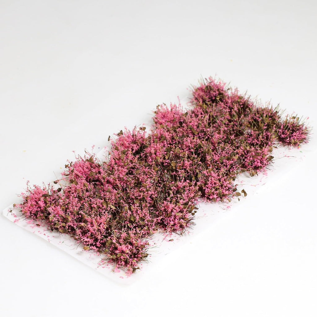 32-Piece 8mm Tall Diorama-Flowers-Grass Point Leaf Miniature-Clusters-Lavender Static-Grass for Model-Train-Scener Wargaming-Terrain ，Dioramas & DIY Crafts