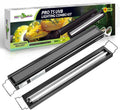 REPTI ZOO UVB Reptile Light, New Version T5 HO UVB Lighting Combo Kit, Reptile Terrarium Hood with 5.0 UVB Tube Bulb, Reptile Light Fixture 24W-22Inch