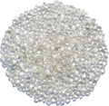 Sea Glass Stones - White Clear Glass Pebbles Gemstones - Perfect for Aquarium Rocks, Fish Tank Gravel, Vase Fillers, DIY Crafts, and Home Decor (0.9LB/14oz)