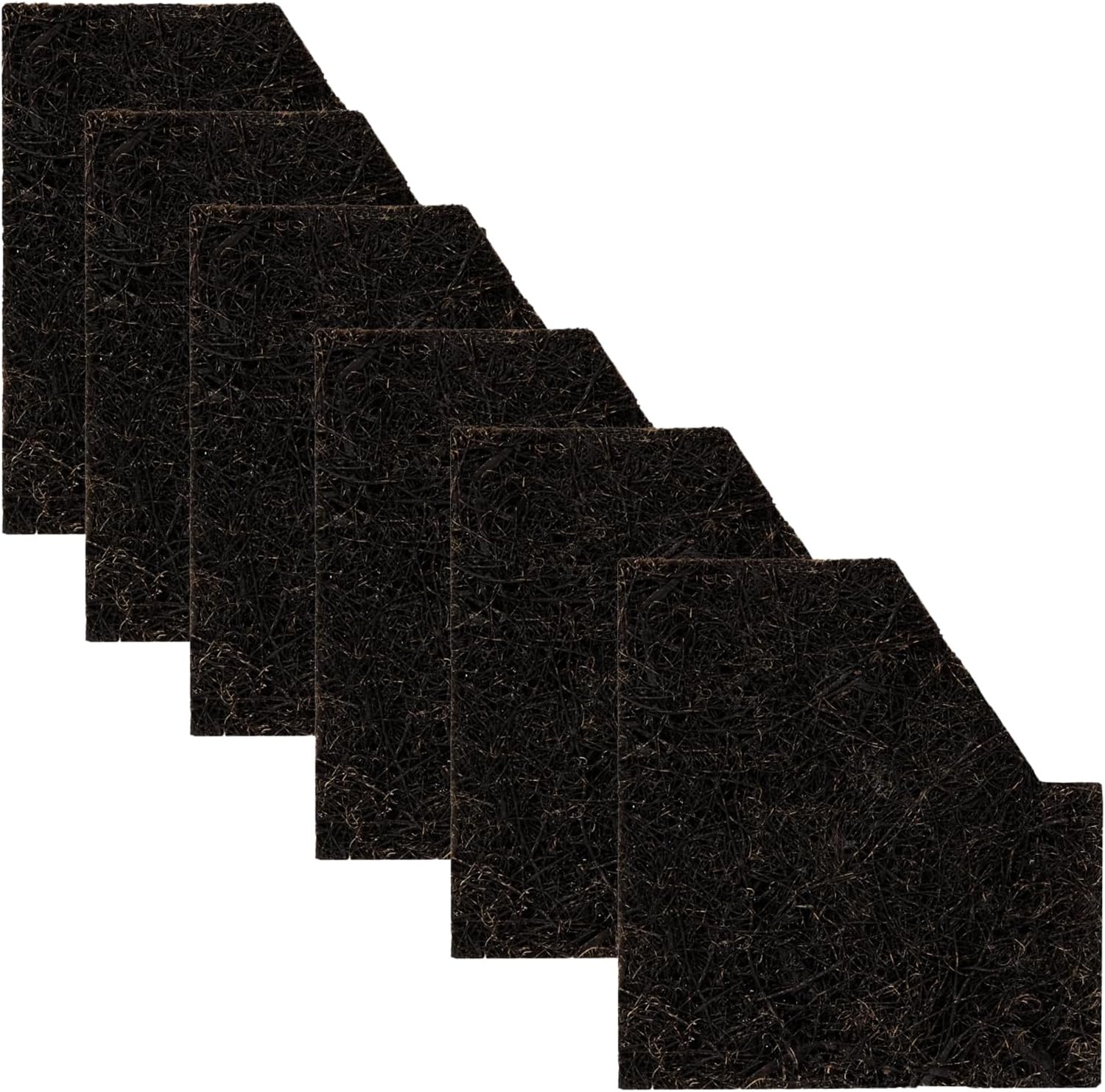 Medium Aquarium EcoRenew Filter Cartridges Replacement for Aqueon QuietFlow Internal Power Filter with SmartClean Technology 30 Gallon Aquarium, Fish Tank Filter Cartridge Fits -6Pack