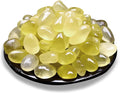 Polished Citrine Crystals Quartz - 72 Pcs, 0.5" 10 oz Handpicked Tumbled Gemstones Rocks Jasper, Pebbles for Reiki, Chakra, Healing and Decoration