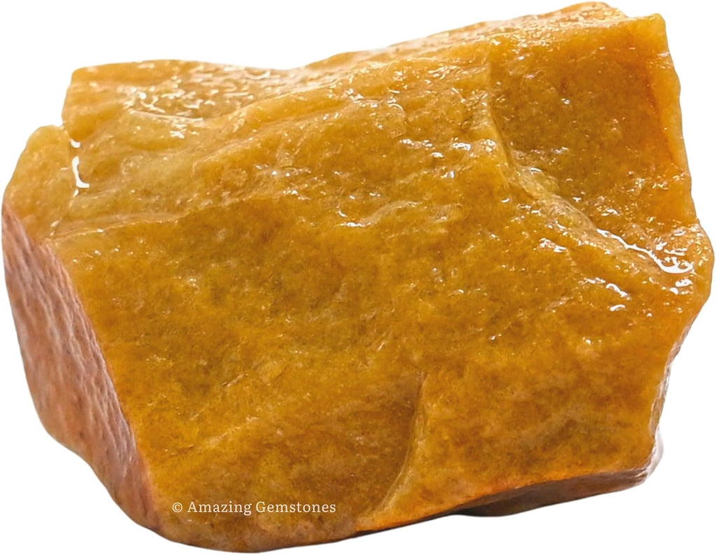 Amazing Gemstone Yellow Jasper Raw Crystals and Healing Stones, Natural Rocks for Tumbling and DIY Raw Stones and Crystals (1 LB)