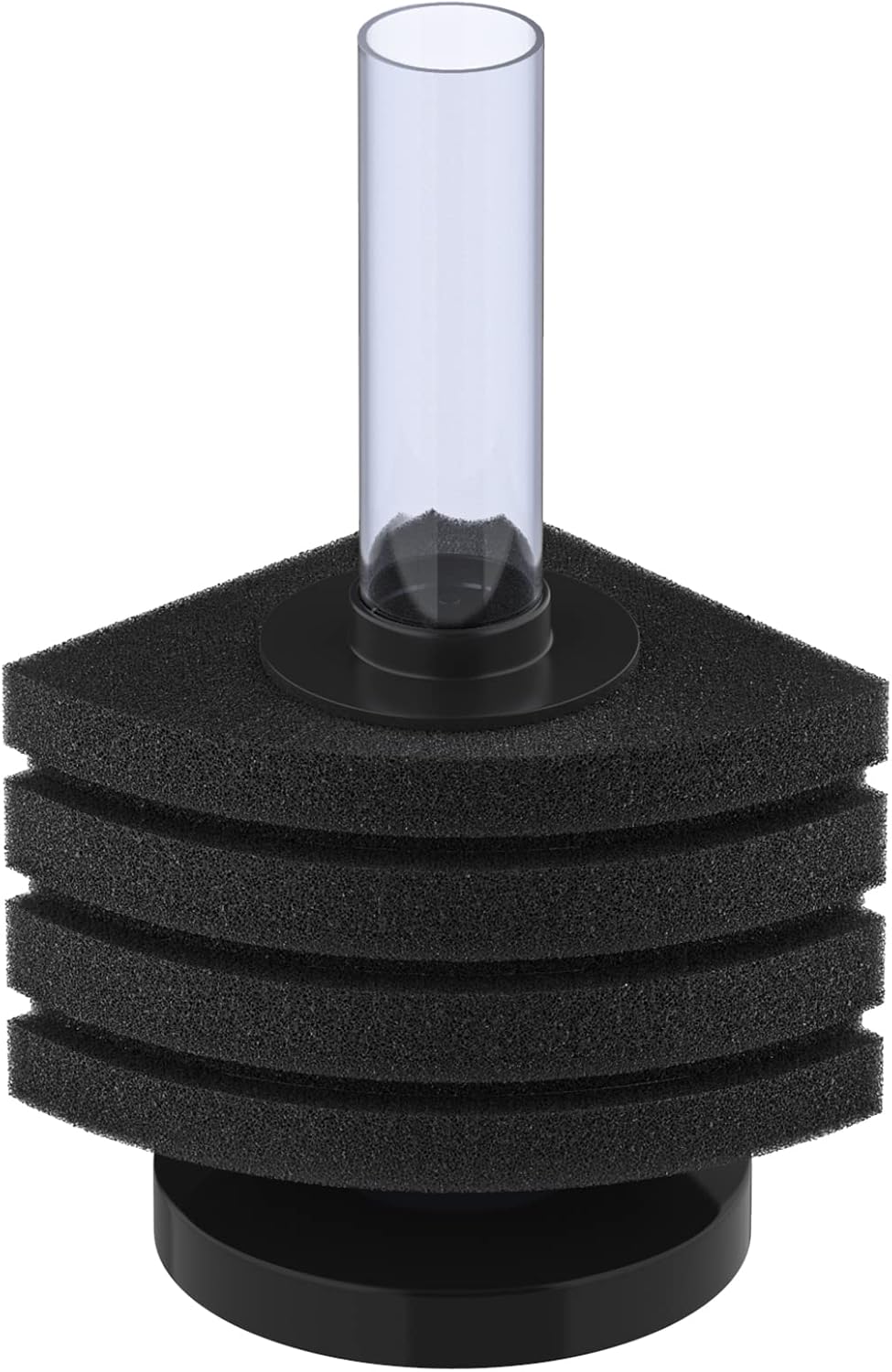 Pawfly Corner Sponge Filter Nano Quiet Betta Fry Shrimp and Small Fish Bio Foam Filter for Tiny Aquariums and Fish Tanks up to 10 Gallons (Air Pump Not Included)