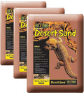 Exo Terra Desert Sand, 10-Pound, Red for All Breed Sizes (Pack of 3)