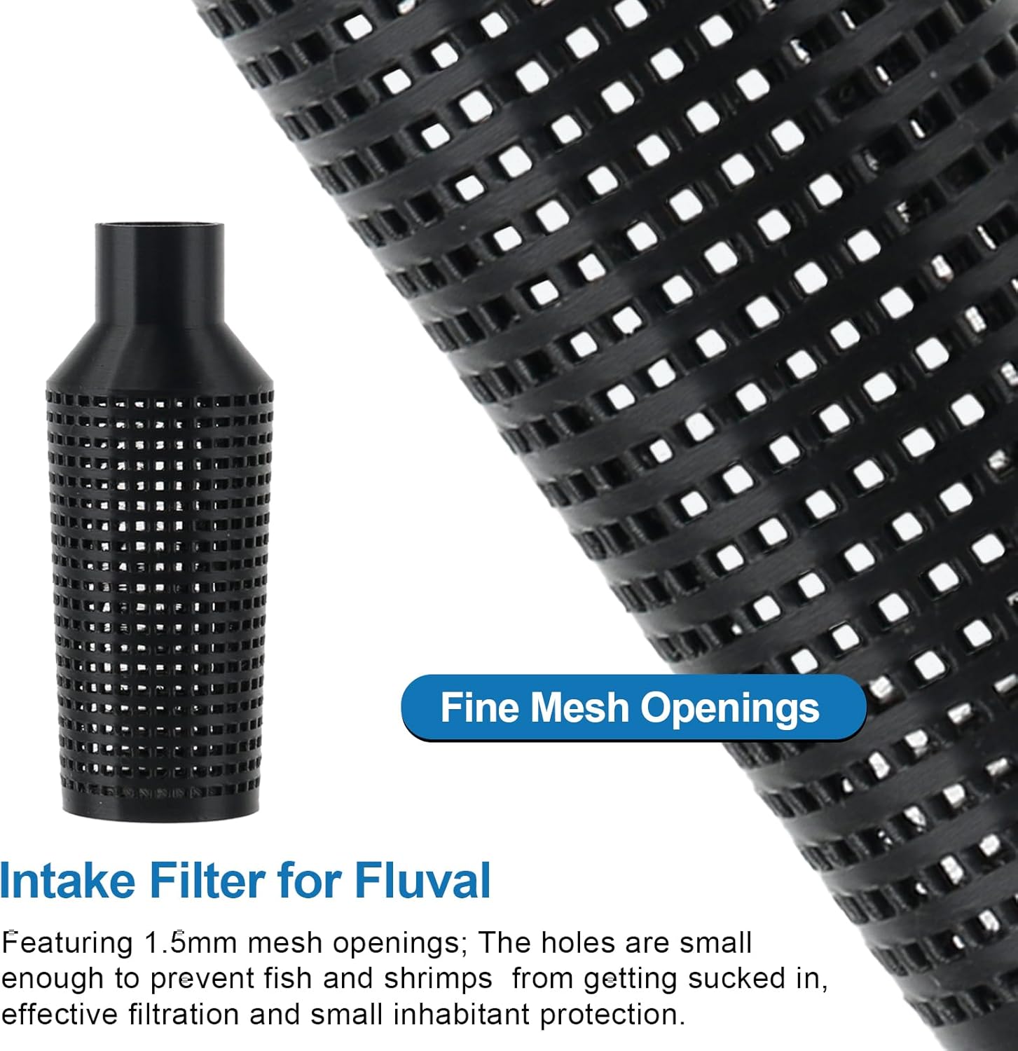 Aquarium Filter Intake Guard, Aquarium Intake Guard Fits for Fluval 107/106/206/207 Models, Fish Safe Filter Cover Aquarium Filter Accessories