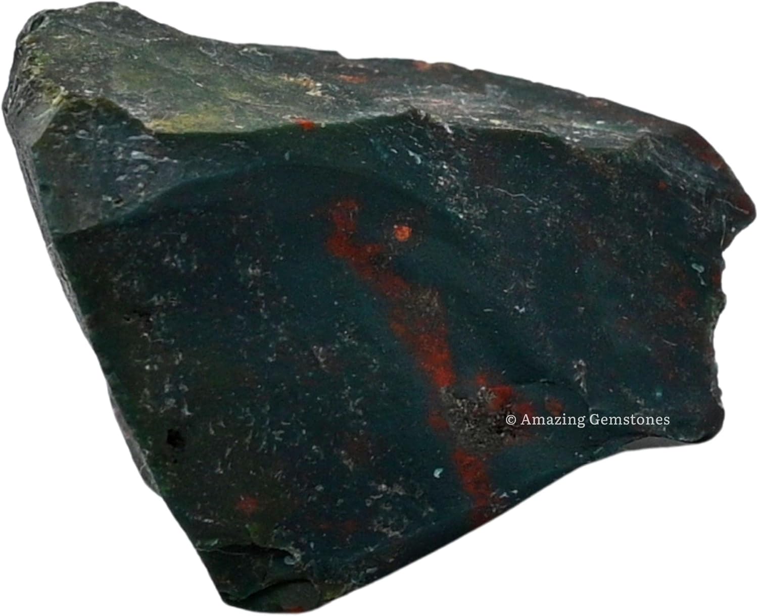 Amazing Gemstone Bloodstone Raw Crystals and Healing Stones, Natural Rocks for Tumbling and DIY Raw Stones and Crystals (1 LB)