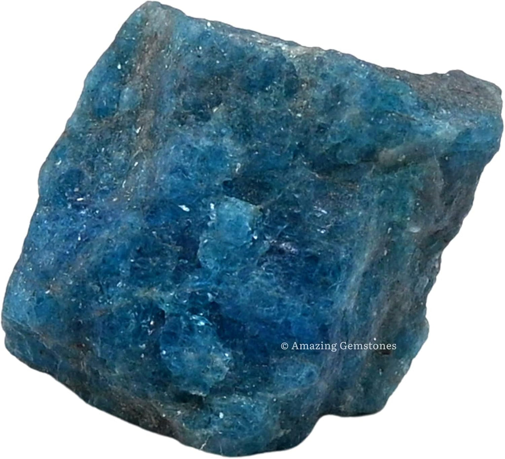 Amazing Gemstone Apatite Raw Crystals and Healing Stones, Natural Rocks for Tumbling and DIY Raw Stones and Crystals (1 lb)