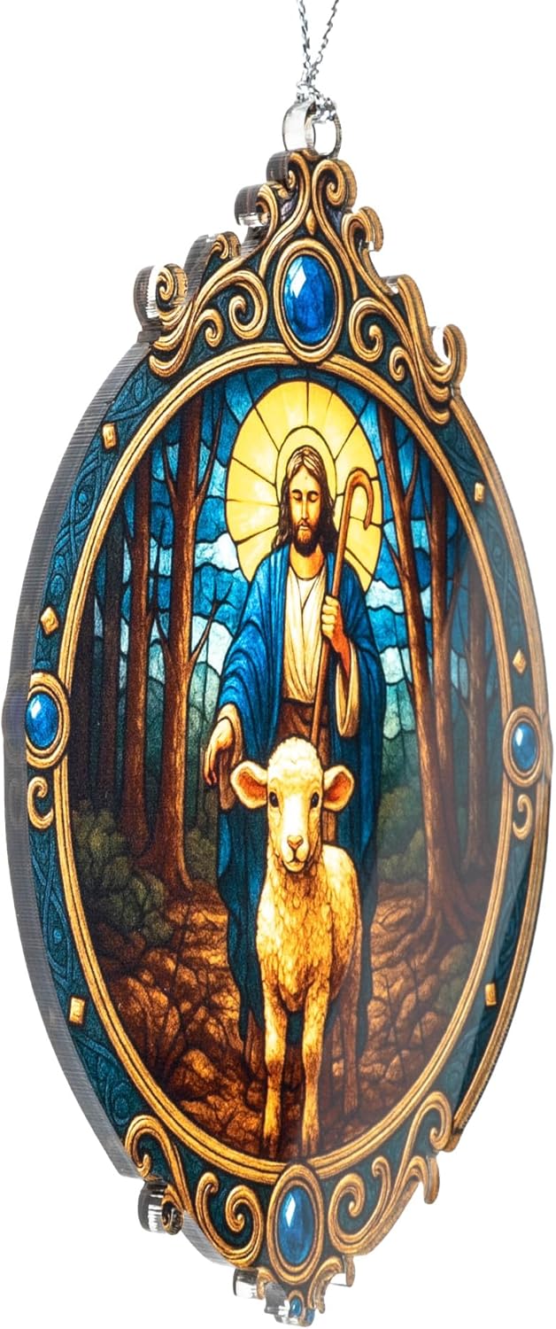 Nativity Ornaments - Regilious Christian Gifts for Women | Men - Christian Christmas Ornaments - Easter Decor - Christmas Decor - White Elephant Gifts - Xmas Tree Decoration