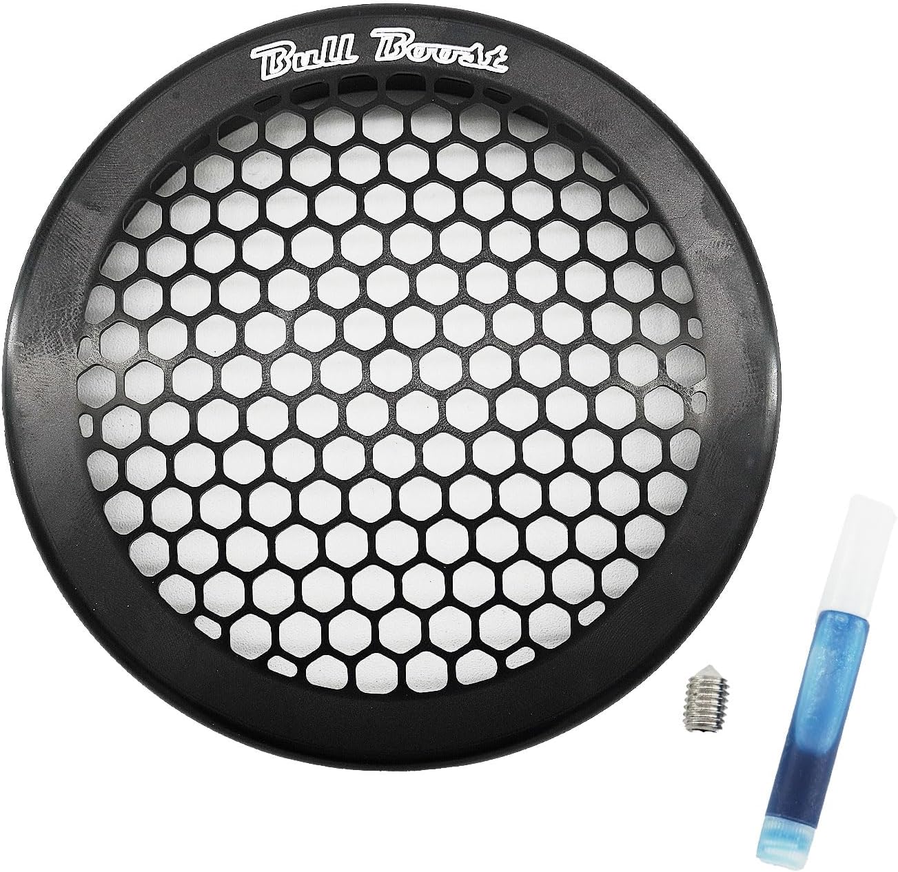 Billet 4" Inch Turbo Inlet Guard Velocity Stack Adapter Bellmouth Intake Hex BLACK