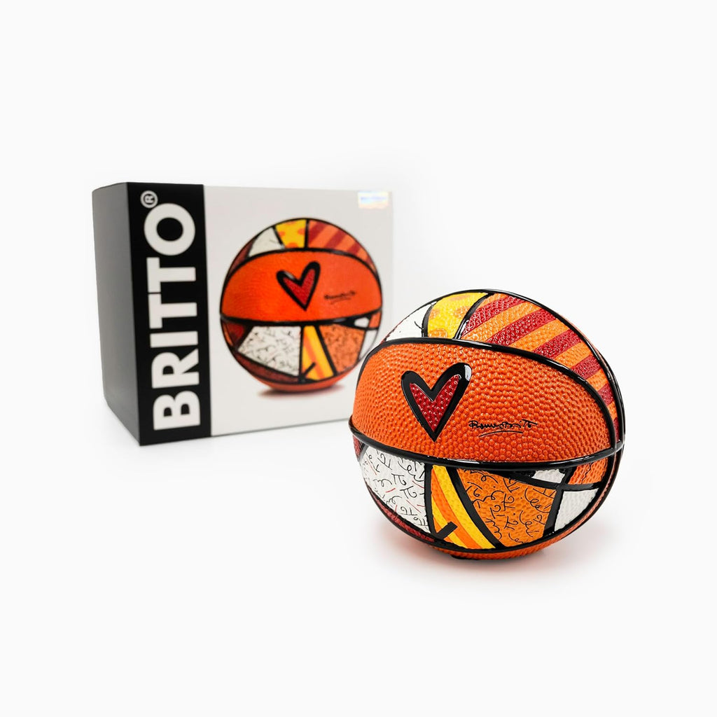 Britto Collectible Figurine - Iconic Art Figurine, Decorative Displays for Modern Home Decor | Designed by Iconic Artist Romero Basketball (Multicolor)