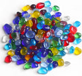 2 Lb Sea Glass for Crafts, 0.2-0.35" Gravel for Aquarium, Fish Tank, Freshwater Tank, Turtle Tank, Colorful Small Rocks for Pots Indoor, Decorative Pebbles for Indoor Plants