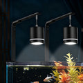 LIYAOLI LED Aquarium Light - 2 Pcs Clip On Full Spectrum Fish Tank Light with Adjustable Height for Planted Tanks, Coral Reef, Saltwater/Freshwater, 3 Color Modes - White/Blue/Combo