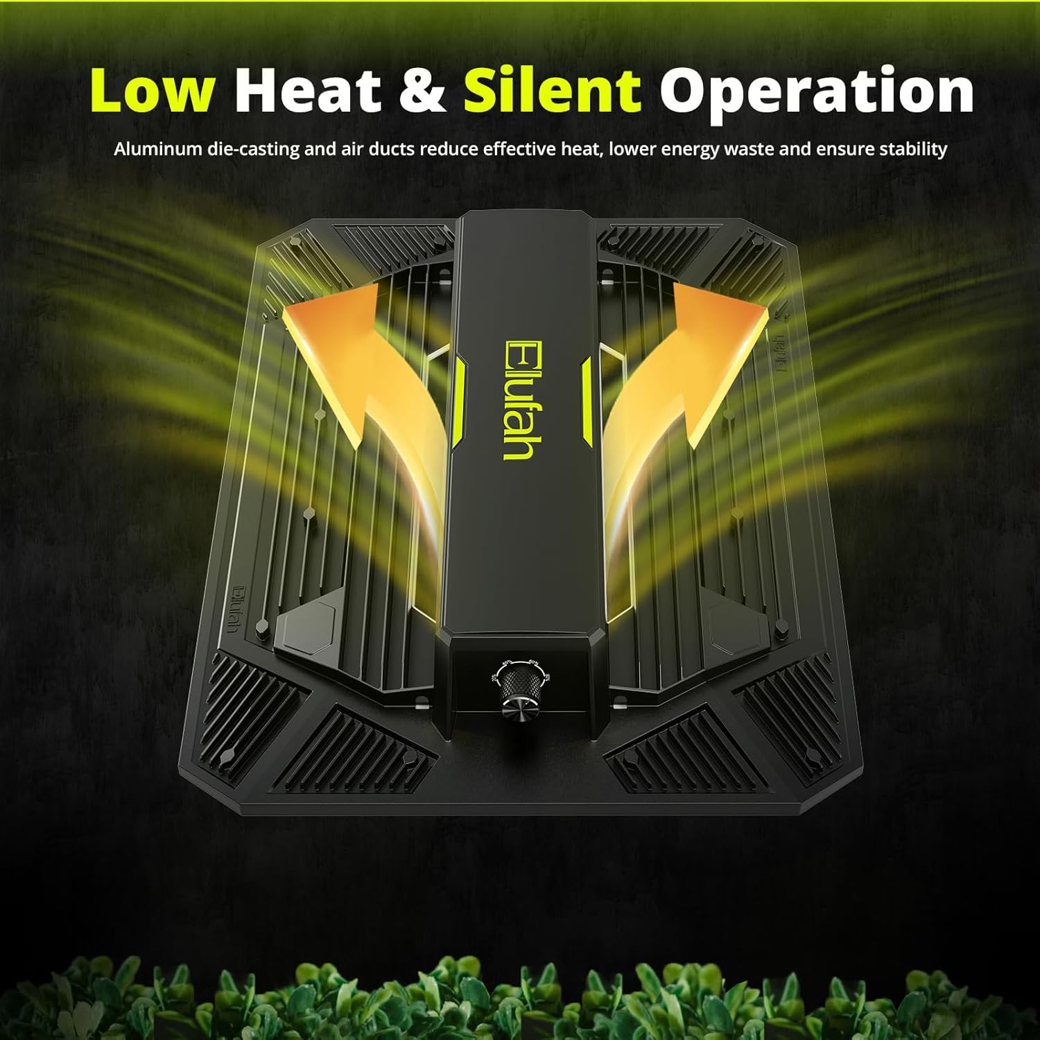 UAP1200 LED Grow Light for Indoor Plants, 120W Plant Lights with Commercial Full Spectrum, Dimmable & High Efficiency & Deeper Penetration Lamps for Seedlings Veg Bloom in 2x2 Grow Tent