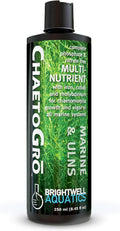 Brightwell Aquatics - ChaetoGro - Algae Nutrient Supplement for Chaetomorpha Growth in All Marine Fish Tanks - Multi-Nutrient Aquarium Water Treatments, 8.45 fl oz