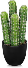 Artificial Cactus Plants 9.3 inch Small Faux Cactus Plants Indoor Fake Desert Cacti Succulents Plants Artificial Plant Indoor with Pot Cactus Decorations for Home Decor Office Desk Tabletop Shelf