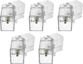 5 Pack Hexagon Garage Light Connectors 2 Pin V-Connector LED Garage Light Copper Pin DIY Hexagon Accessories Replacement/Spare for Honeycomb Lighting Systems (5 Pack V Connector)