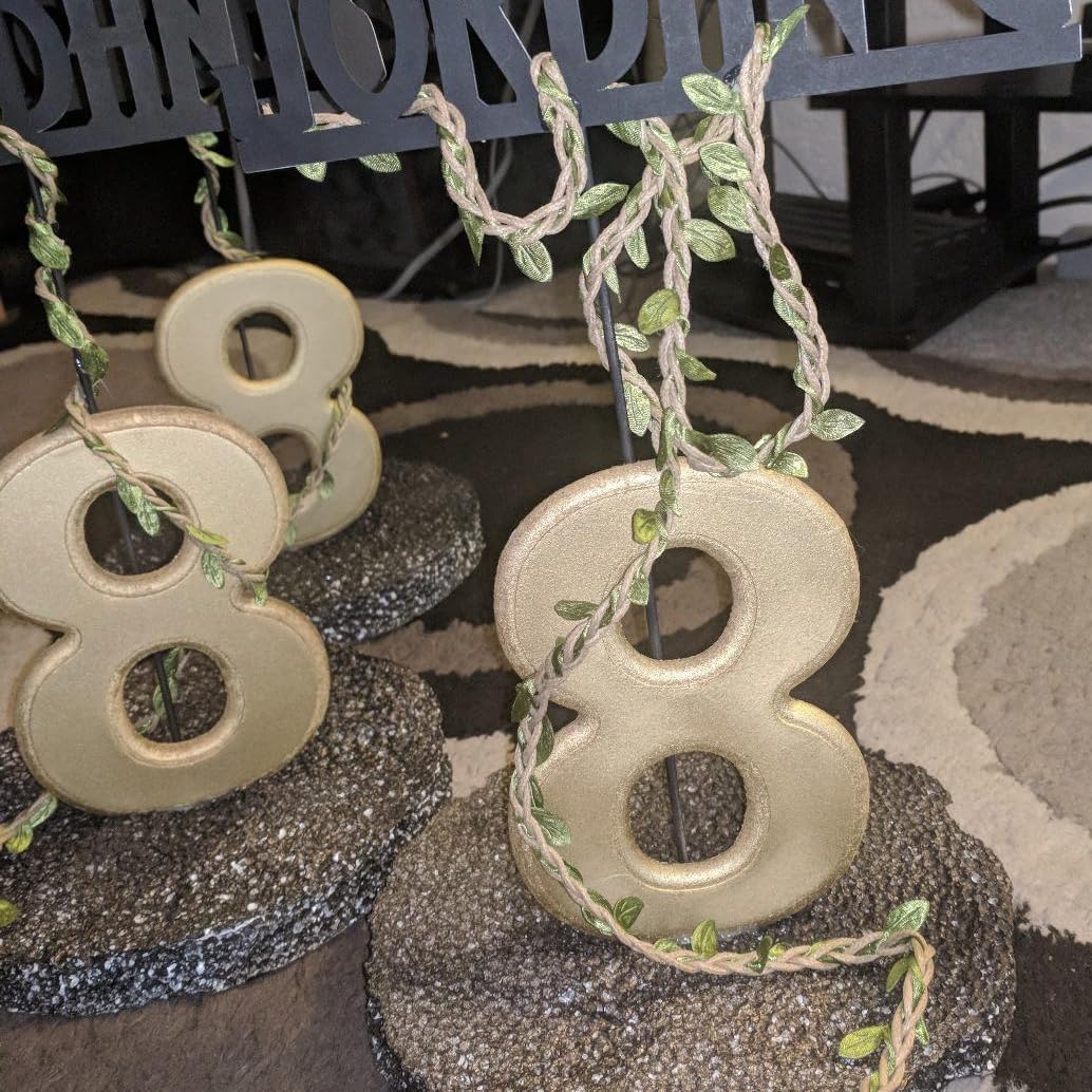 Chenkou Craft 10M Artificial Vine Fake Foliage Leaf Plant Garland Rustic Wedding Home Decor