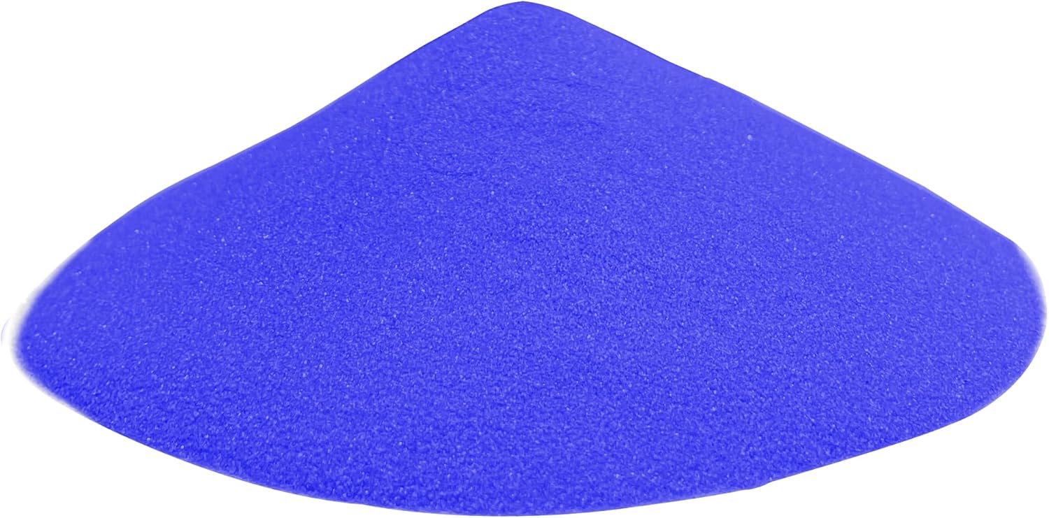 Deep Blue Unity Sand - 0.85LB / 13.6oz, Deep Blue Art Sand Colored Sand for Wedding, Vase Filler, Home Decor, Craft Sand, DIY Drawing, Aquarium Sand
