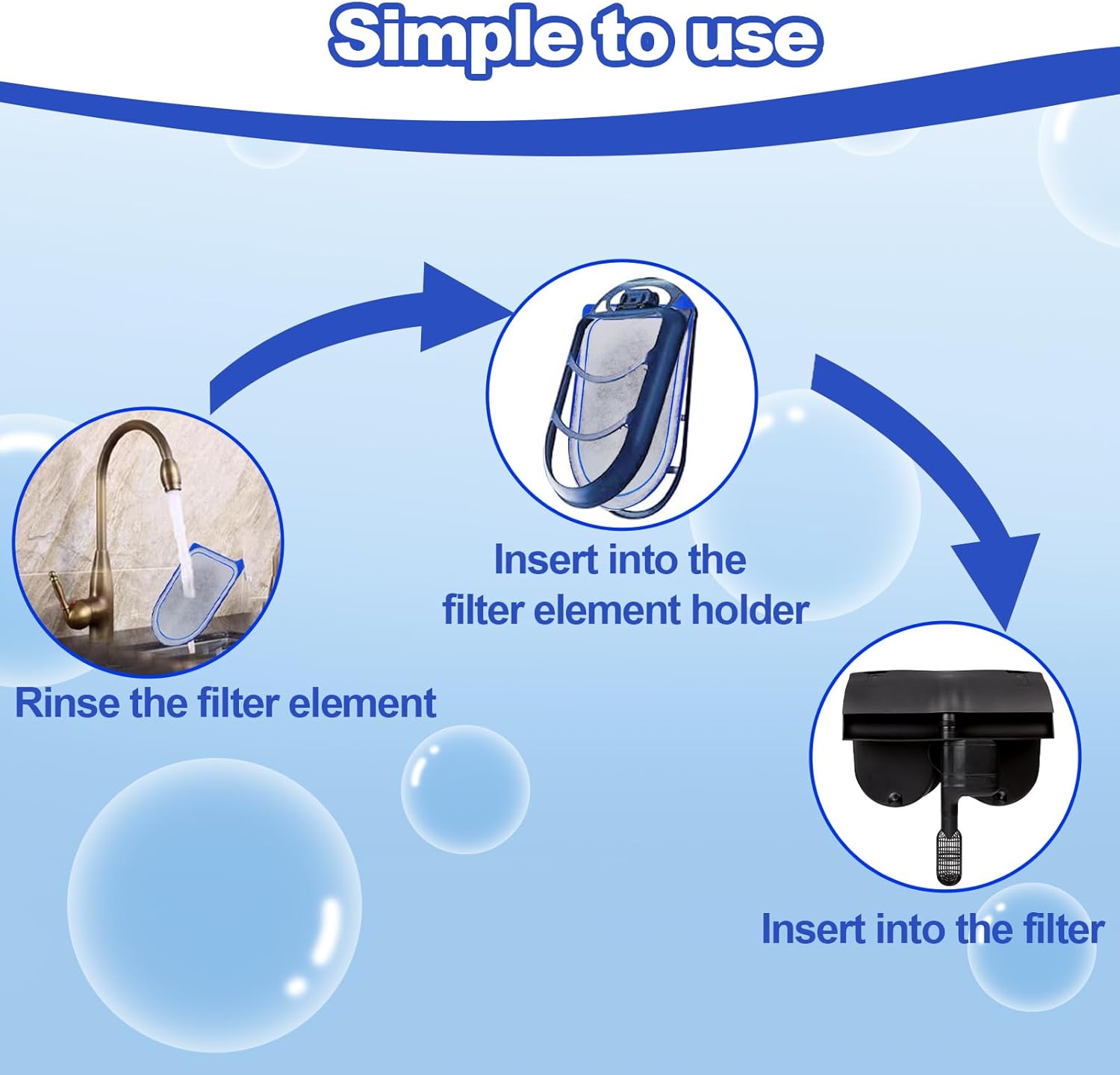 10-Pack Carbon Filter Cartridges Compatible with Tetra Whisper EX30/EX45/EX70 Filters, Replacement Filter Cartridges