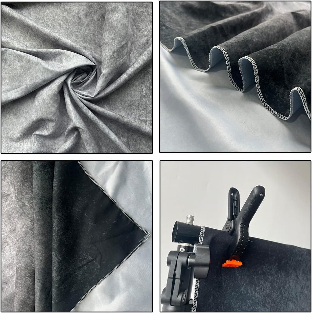 6x9ft Abstract Black Gray Portrait Photography Backdrops Photo Studio Prop Background for Children Adult