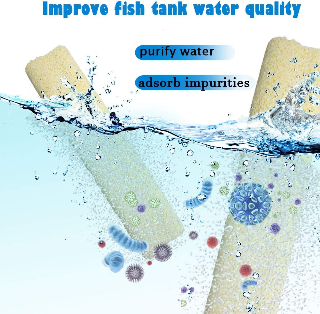 PINVNBY 20 Pcs 6.2-Inch Large Aquarium Filter Media Fish Tank Ceramic Media for Sump Canister Filter,Bakki Showers Filter,Trickle Filter,Aquaculture and Koi Ponds