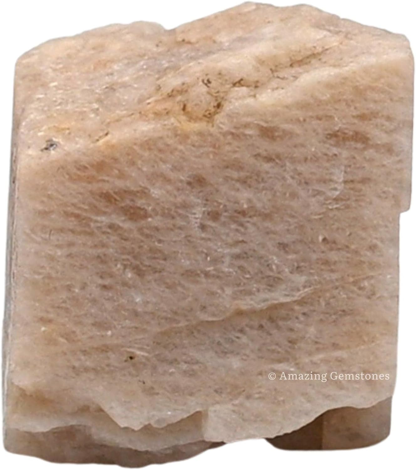 Amazing Gemstone Cream Moonstone Raw Crystals and Healing Stones, Natural Rocks for Tumbling and DIY Raw Stones and Crystals (1 lb)