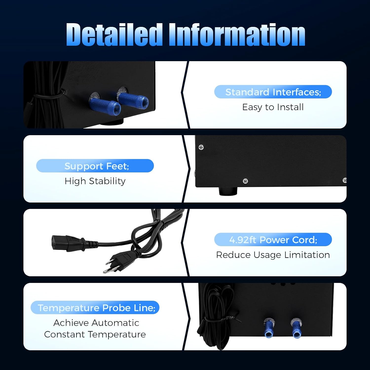 Aquarium Chiller, 60L Fish Tank Water Cooler, Temperature Adjustable, Aquarium Water Chiller for Home Fish Shrimp Breeding Aquaculture. (60L)