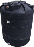 1000 Gallon Vertical Water Storage Tank, Plastic Water Tank for Collection, Holding, and Storage, UV-Resistant, for Rainwater Harvesting, Agricultural, RV, Emergency, and General Use