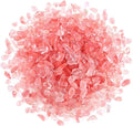 WAYBER Decorative Pebbles, 2 Lbs/920g (Fill 2 Cups) Pink Crystal Quartz Stones Irregular Rock Gravel for Aquarium Turtle Tank Decoration/Succulent Plant Landscape/Flowerpot Vase Ornament