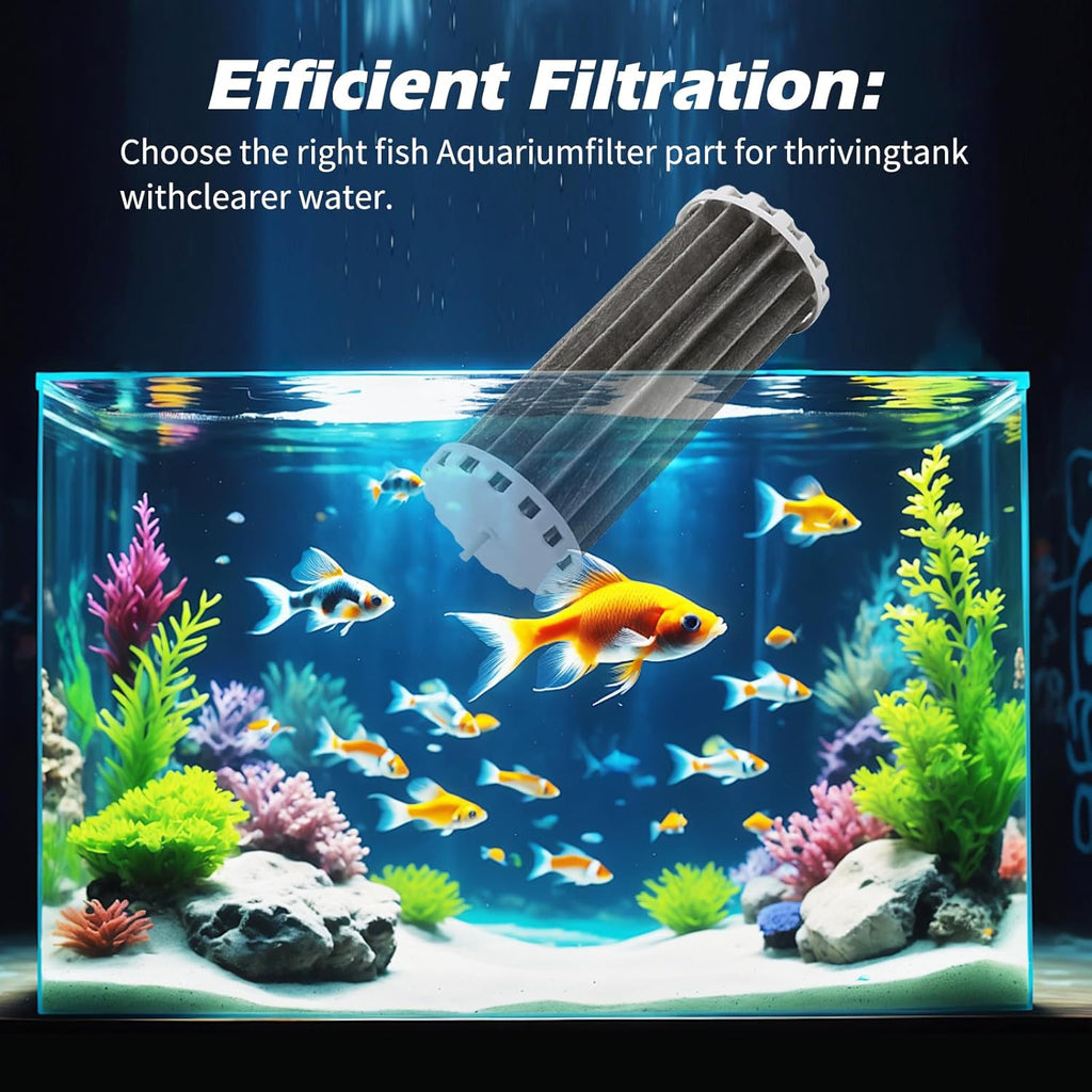 4 Pack Aquarium Filters Compatible with Penguin PRBW2350B 200 350 Fish Tank, Assembly Hang On Filters Cartridge Replacement Part for Bio-Wheel 200B 350B (4 x BioWheels)
