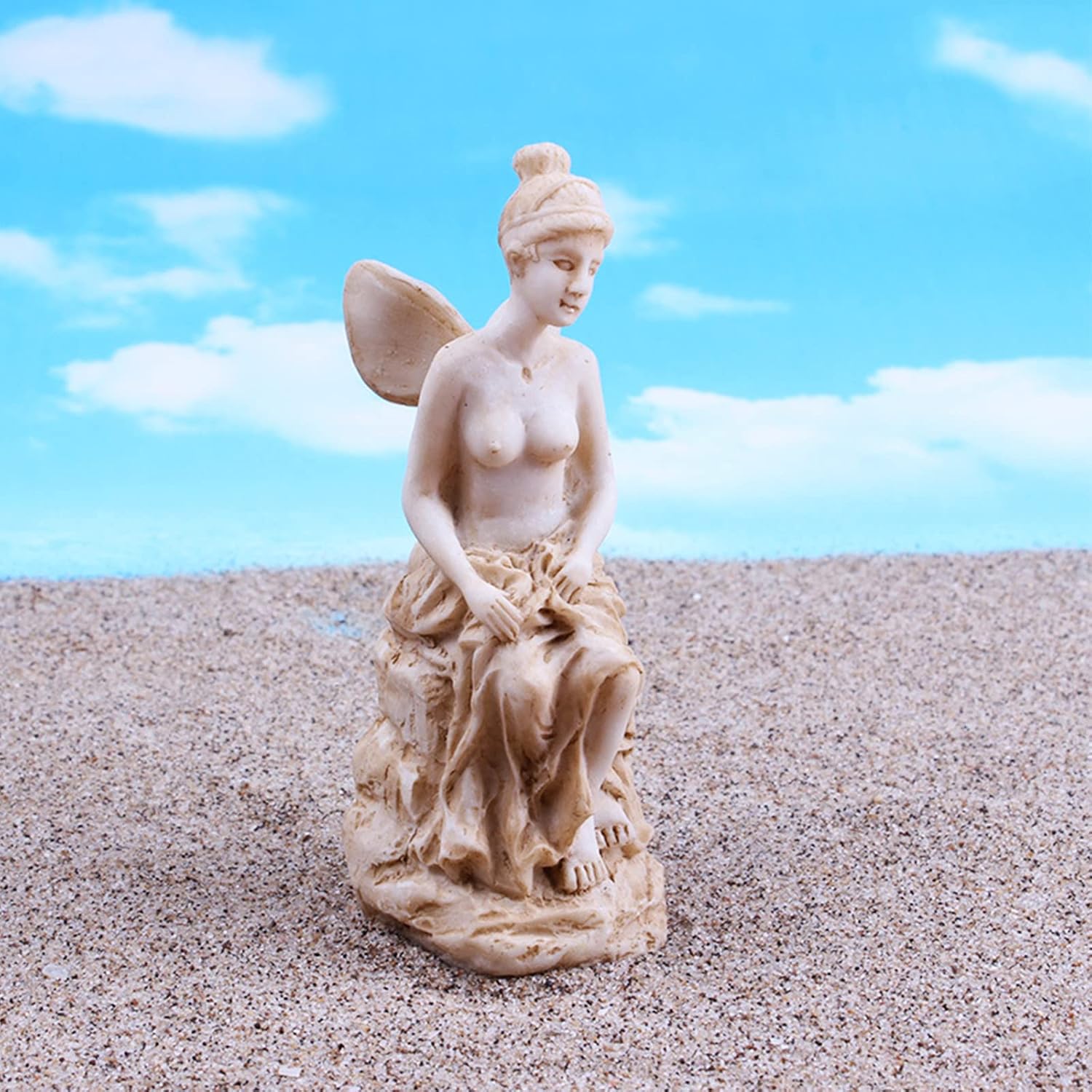 Psyche Fish Tank Decorations Decor Sculpture Figurine Ancient Greece Reptile Turtle Lizard Spider Tanks Terrarium Statue Décor Ornament Pet
