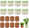 16 Pack Aquarium Plant Weights, Aquatic Plants Fixed Ring Set, Anti-Floating Ceramic Aquarium Plant Rings, Aquarium Landscape Decoration Fish Tank Accessories 1.8 x 1.3 Inch