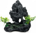J-star Large Aquarium Rock Mountain Decor – Realistic Resin Landscape Ornament for Fish Tanks – Enhances Underwater Scenery, Easy to Clean, Safe for Fish
