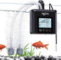 SEAOURA USB Rechargeable Portable Aerator Aquarium Air Pump, 2.5W Battery Powered Quiet Fish Tank Bubbler, 5-Speeds Adjustable Live Bait Aerator for Outdoor, Power Emergency