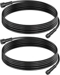 MAD OWL 3 Pin Waterproof LED Wire Connector, 22 AWG 118.1 inch/3M IP68 Male and Female Heads Extension Cable for Indoor and Outdoor LED Strip Light(2 Strip Black)