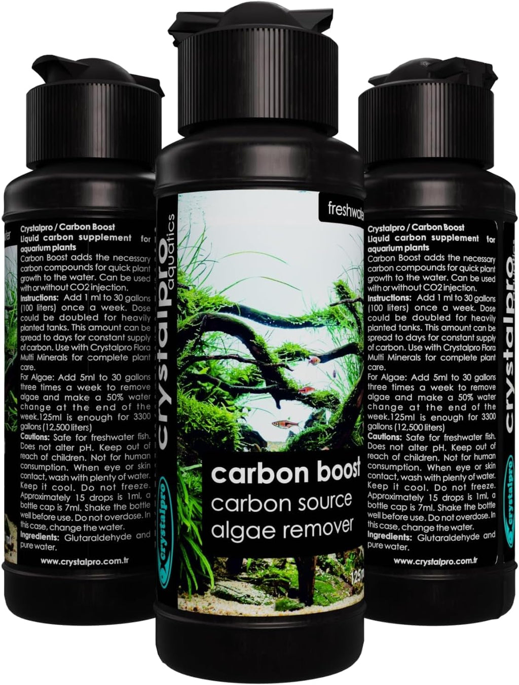 Carbon Boost - Liquid Carbon Source for Aquarium Plants - CO2 Alternative for Faster Growth in Freshwater Tanks - Part of The Flora Nutrition Series - 4.2 fl oz