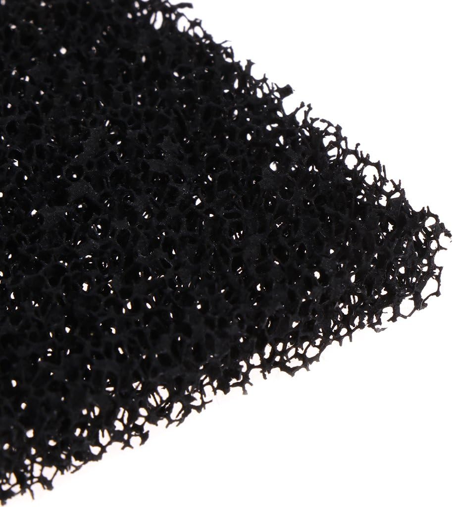 5pcs Aquarium Replacement Media Fish Tank Filter Activated Carbon Sponge Black Foam Pad 5.1x5.1 Inch Accessories Heater Light Thermometers Gravel Sand Decorations Decorations Light Air