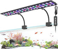 AQQA LED Aquarium Light, 24/7 Mode Clip on Fish Tank Light with Memory Function, DIY Mode Full Spectrum Aquarium Plant Light, Adjustable Timer/Brightness, IP68 Waterproof for 32-40 Inch Fish Tank 30W