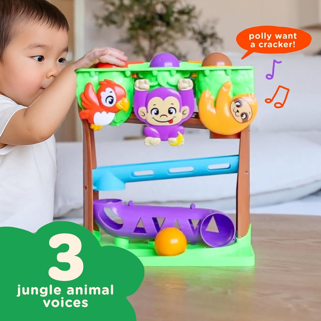 Move2Play, 30+ Jungle-Jammin’ Songs & Phrases | 30+ Fin-Tastic Songs & Phrases | Baby & Toddler Musical Toy | First Birthday Present for 1+ Year Old | Ages 6-24 Months | Boy & Girl