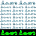 100Pcs Glow in The Dark Mini Seal Figurines, Cute Luminous Resin Sea Animal Decorations for DIY Crafts, Fairy Garden, Aquarium, and Home Decoration
