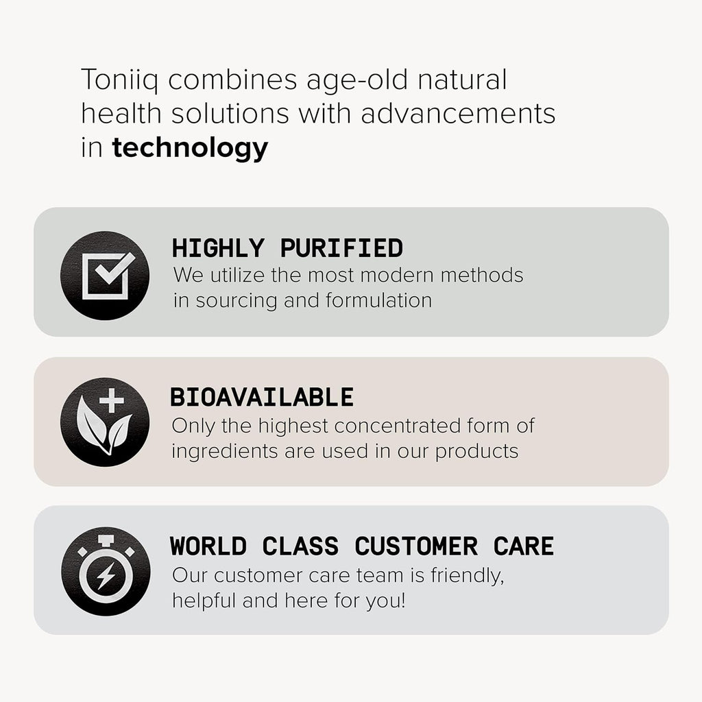 Toniiq Bacopa - Ultra High Potency 45:1 Extract with 75% Bacosides - Highly Concentrated - Third-Party Lab Tested - 90 Capsules